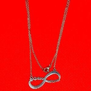 Dainty Sterling Silver Quiero Mama Infinity